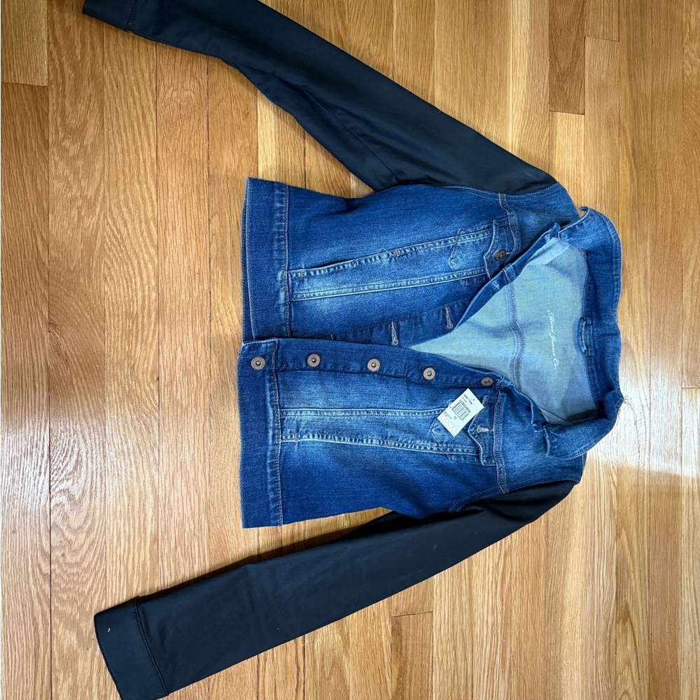 Mavi Blue and Black Jean Jacket